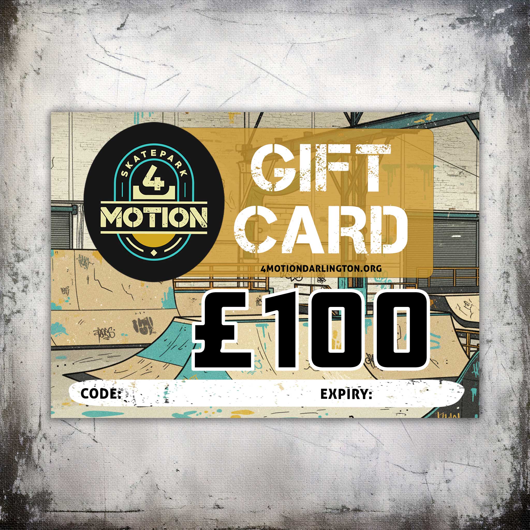 4 Motion Skatepark Gift Card