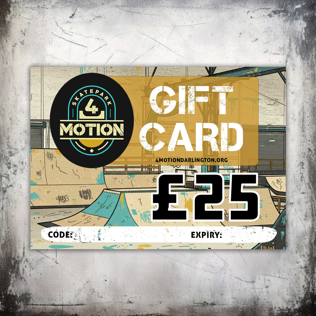4 Motion Skatepark Gift Card