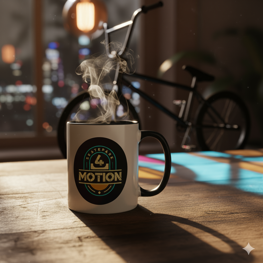 4 Motion Skatepark Ceramic Mug